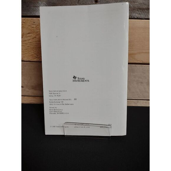 Texas Instruments TI-83 Plus Graphing Calculator Instruction Manual Only - Picture 2 of 2